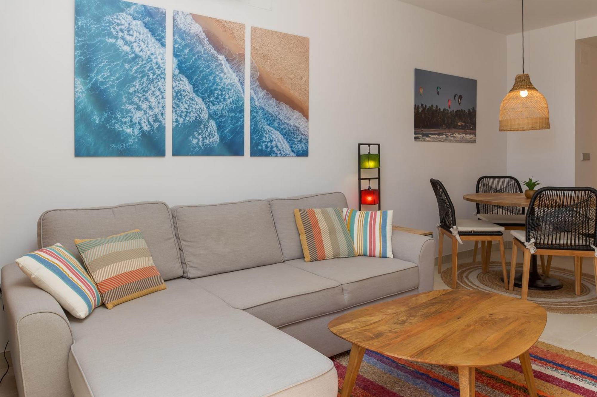 Deja Blue - Tarifa Rent Modern Penthouse Apartment Exterior photo